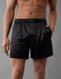 American Eagle AEO Men's Satin Pocket Boxer Short