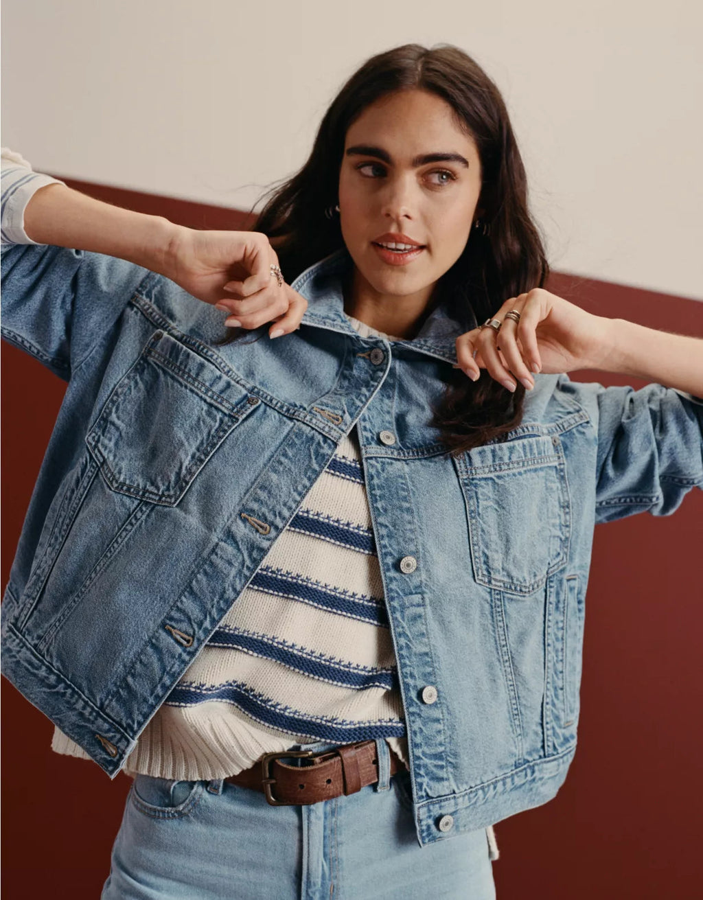 American Eagle AE Swing Denim Jacket