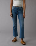 American Eagle AE Next Level High-Waisted Kick Bootcut Crop Jean