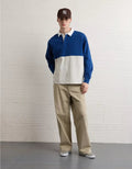 American Eagle AE Color Block Rugby Shirt