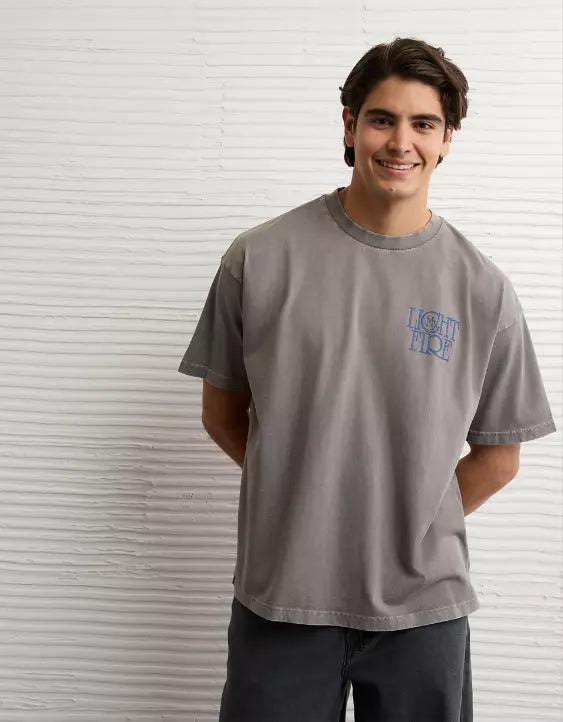 American Eagle AE Boxy The Doors Graphic T-Shirt