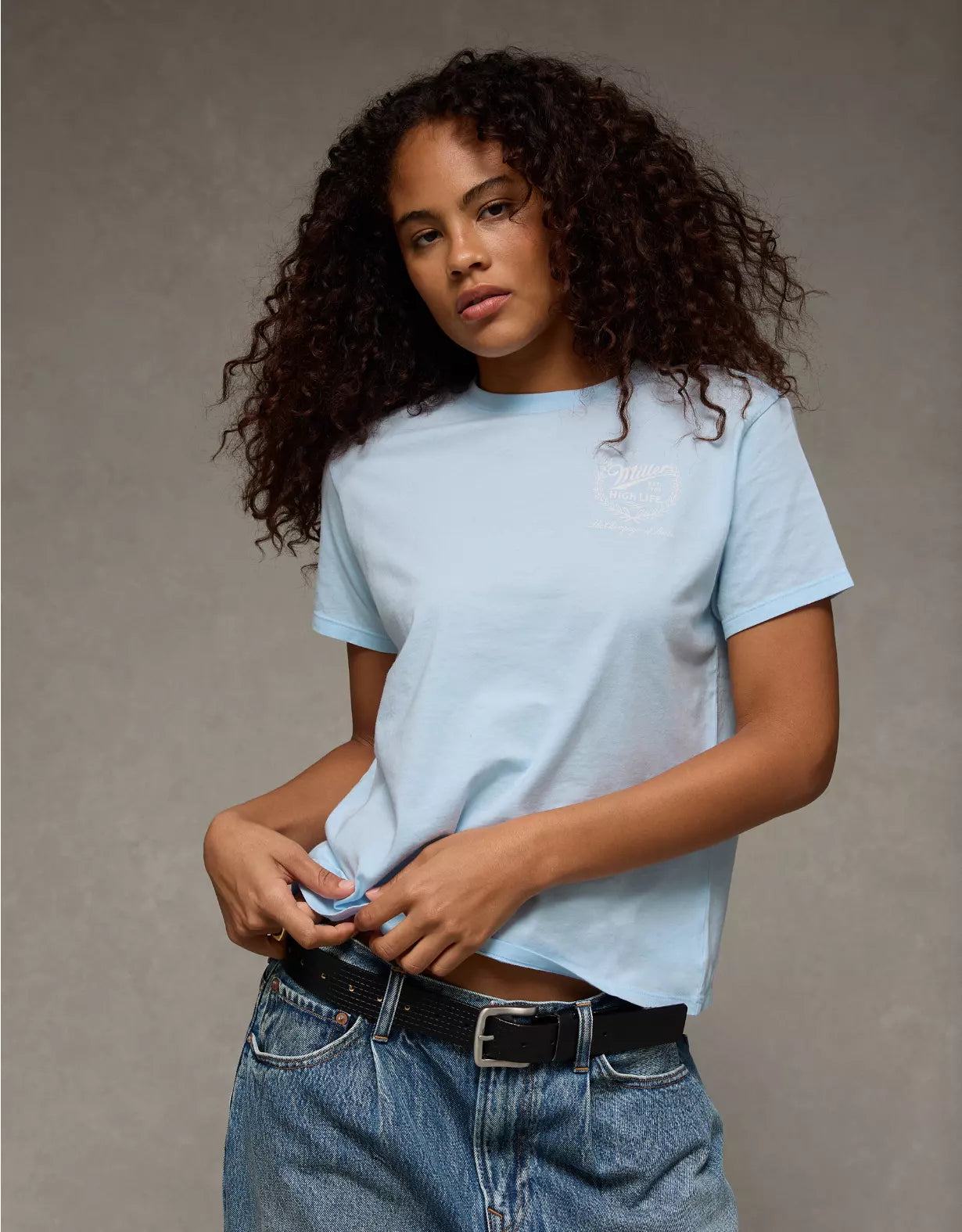American Eagle AE Miller High Life Everyday Graphic T-Shirt
