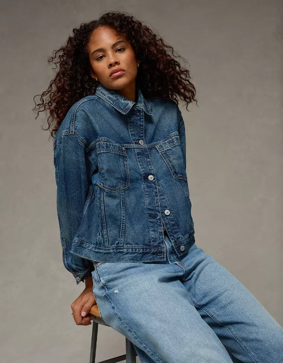 American Eagle AE Swing Denim Jacket