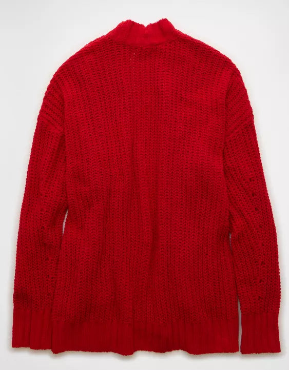 American Eagle AE Chenille Cardigan Sweater