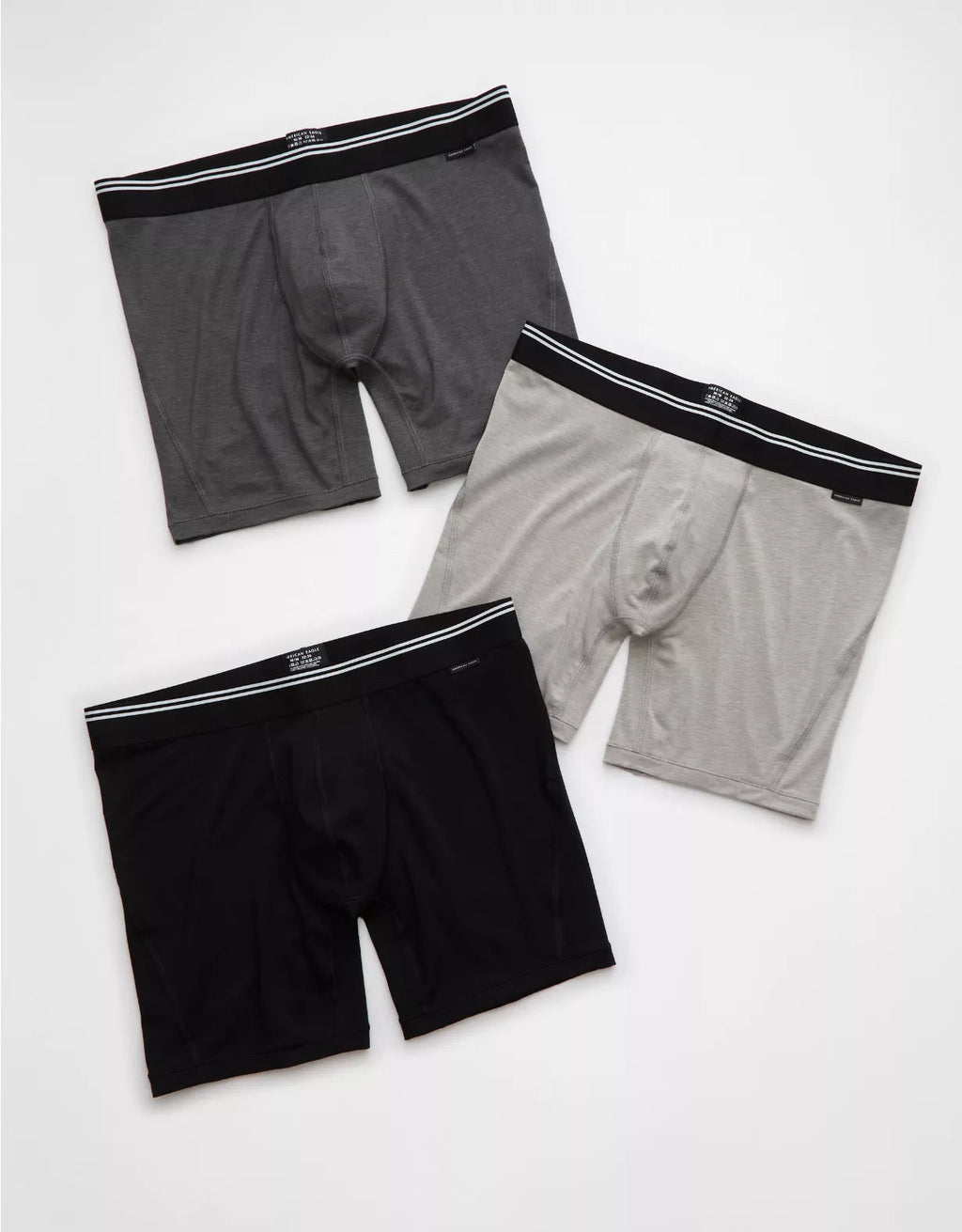 American Eagle AEO Men's 6″ Ultra Soft Boxer Brief 3-Pack