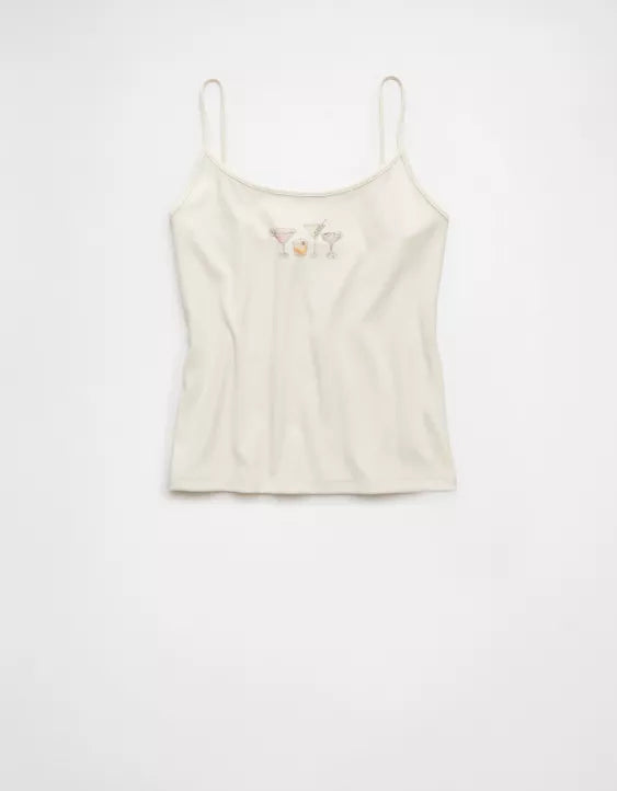 American Eagle AE Valentine's Day Graphic Cami