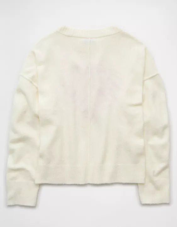 American Eagle AE Whoa So Soft Valentine's Day Sweater