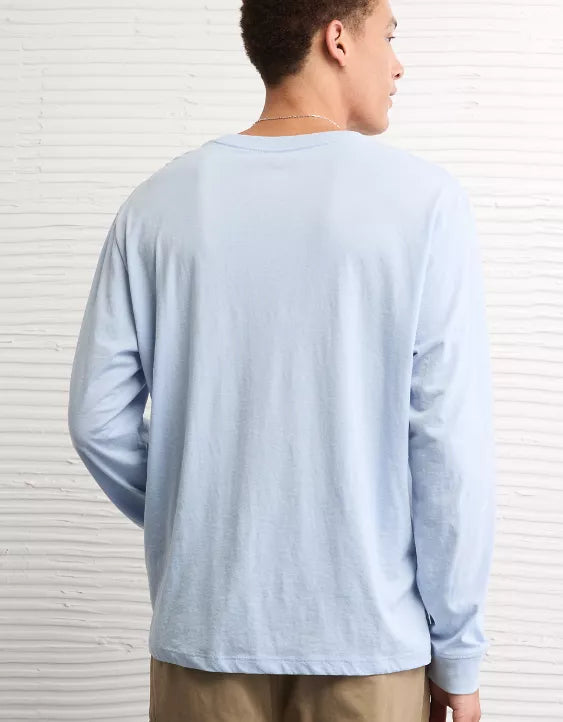 American Eagle AE Lightweight Icon Long-Sleeve T-Shirt
