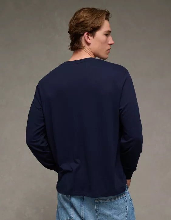 American Eagle AE Lightweight Icon Long-Sleeve T-Shirt