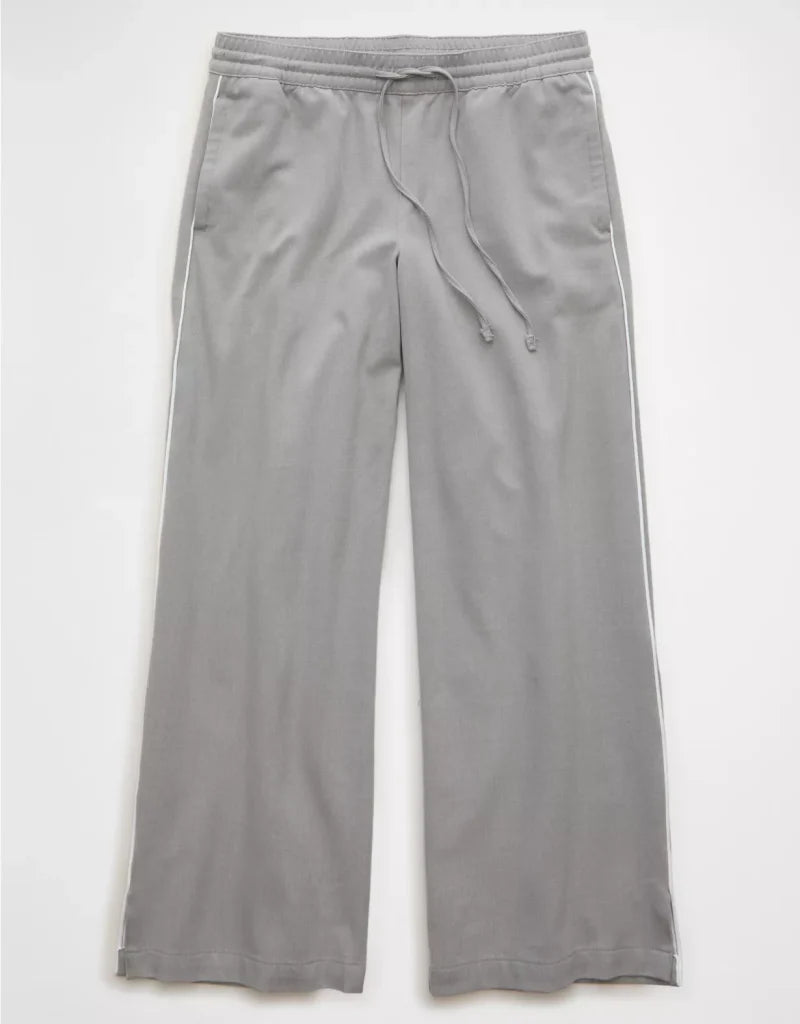 American Eagle AE Stretch Low Rise Wide-Leg Track Pant