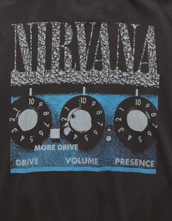 American Eagle AE Boxy Nirvana Graphic T-Shirt