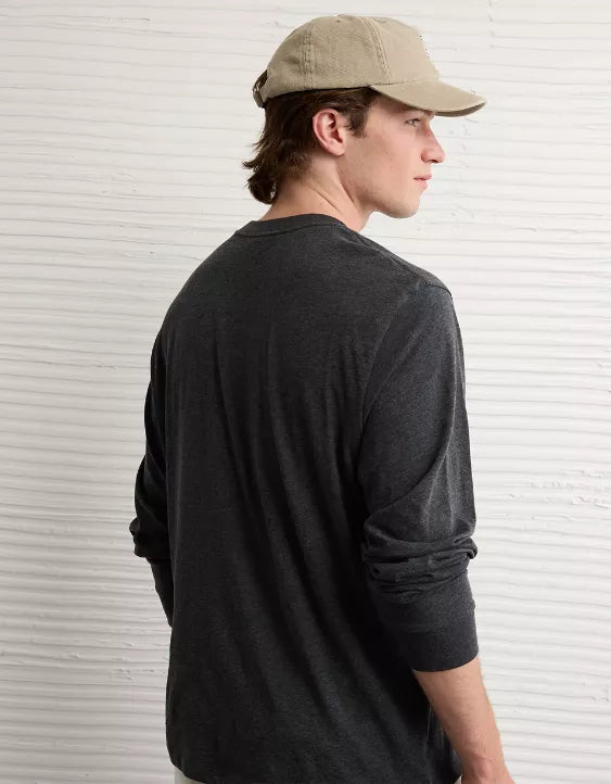 American Eagle AE Lightweight Icon Long-Sleeve T-Shirt