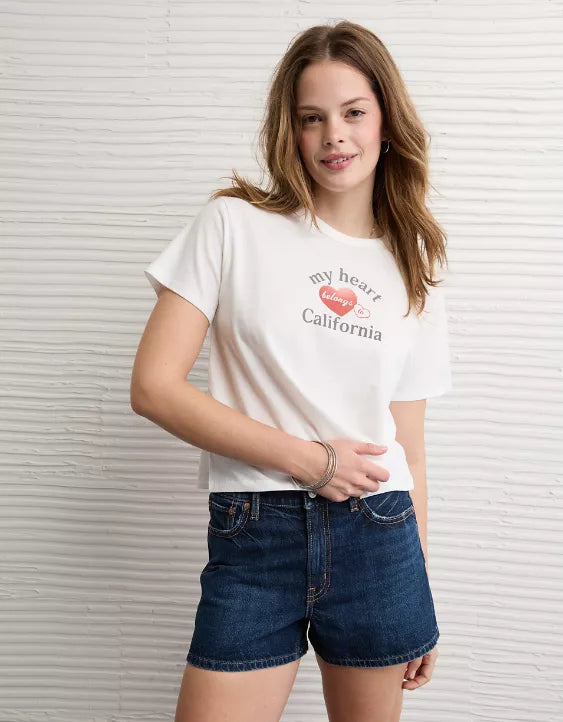 American Eagle AE Ex-Boyfriend Valentine's Day Graphic T-Shirt