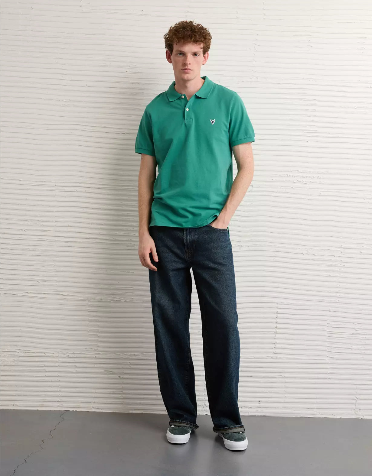 American Eagle AE Slim Fit Stretch Polo Shirt