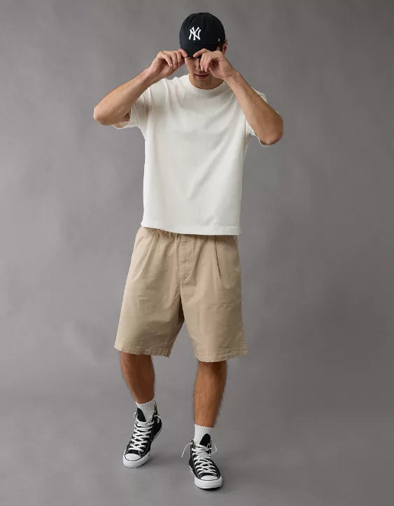 American Eagle AE Boxy Sueded Jersey T-Shirt