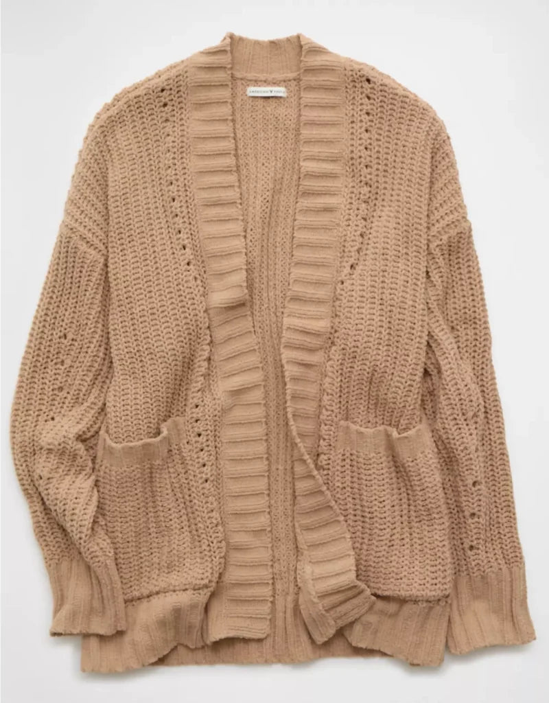 American Eagle AE Chenille Cardigan Sweater