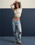 American Eagle AE Strigid Low-Rise Baggy Straight Jean