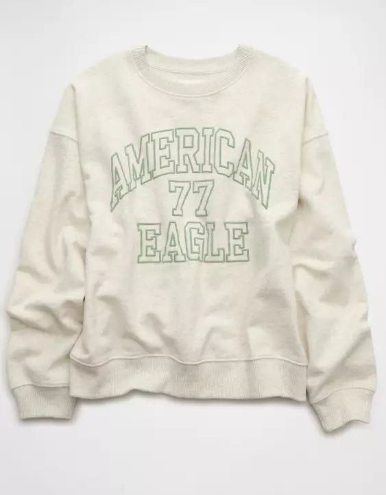 American Eagle AE Funday Crew Neck Sweatshirt