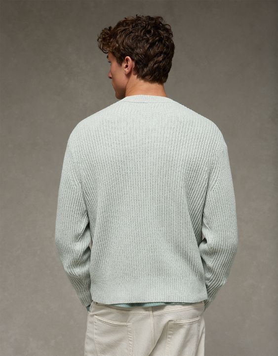 American Eagle AE Fisherman Crew Neck Sweater