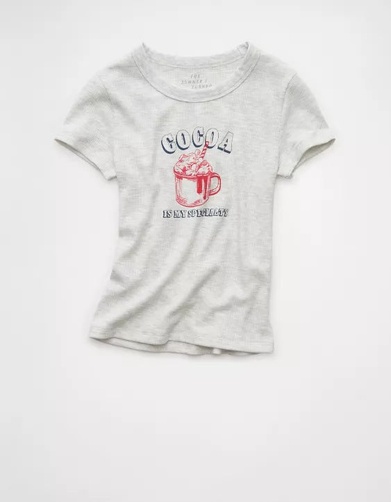 American Eagle AE x The Summer I Turned Pretty Graphic Baby Tee