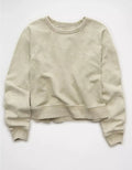American Eagle AE Cropped Raglan Sweatshirt