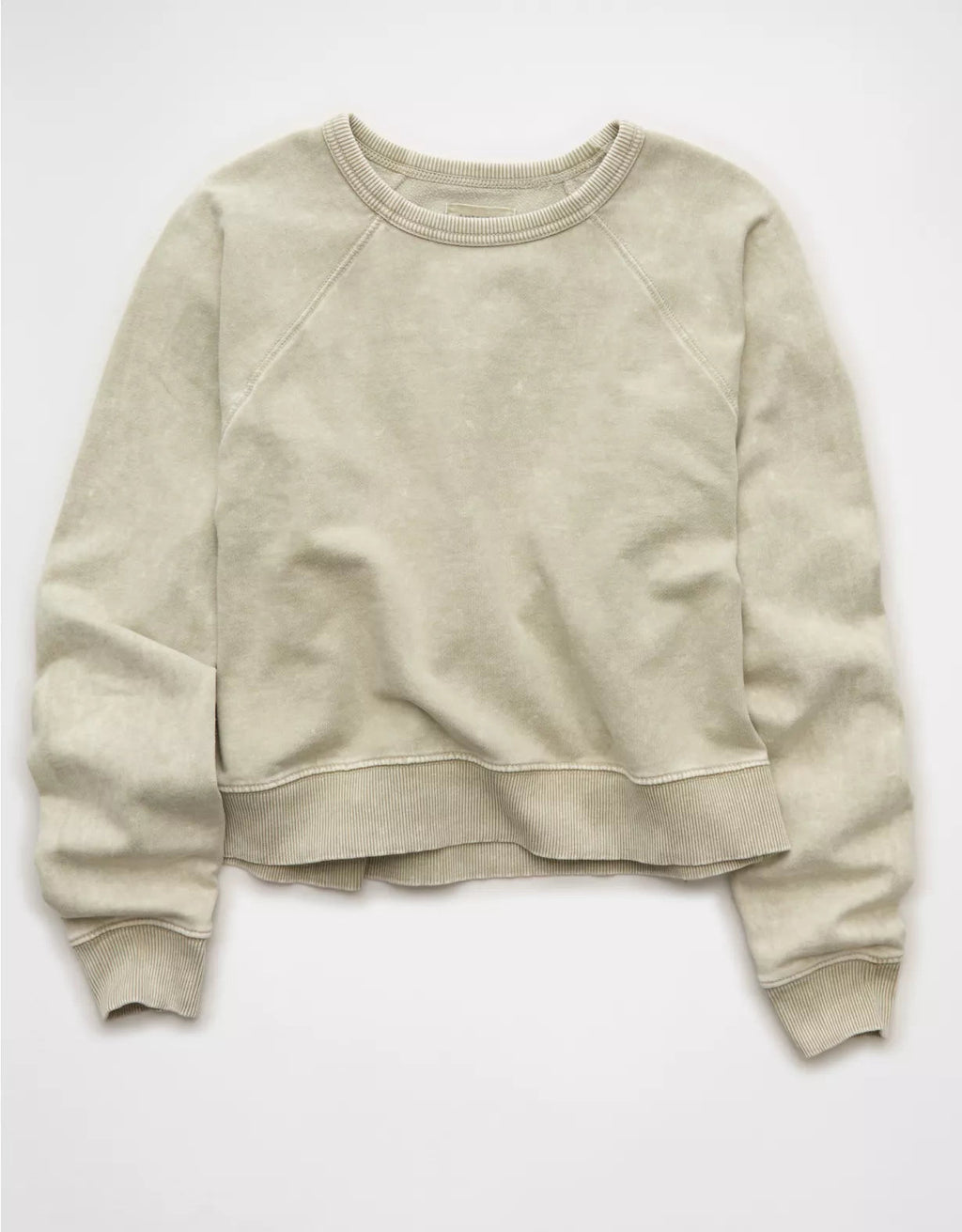 American Eagle AE Cropped Raglan Sweatshirt