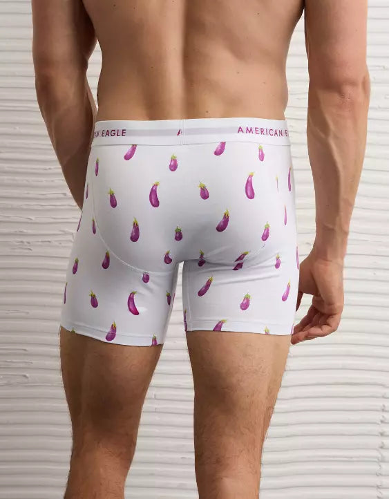 American Eagle AEO Men's Eggplant 6″ Classic Boxer Brief