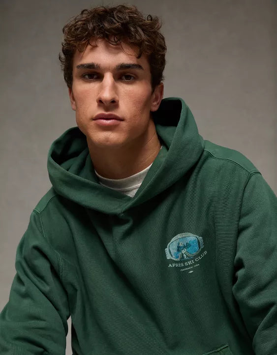 American Eagle AE Snoopy Graphic Fleece Hoodie
