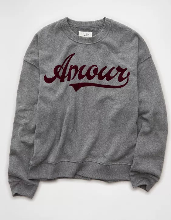 American Eagle AE Valentine's Day Graphic Sweatshirt