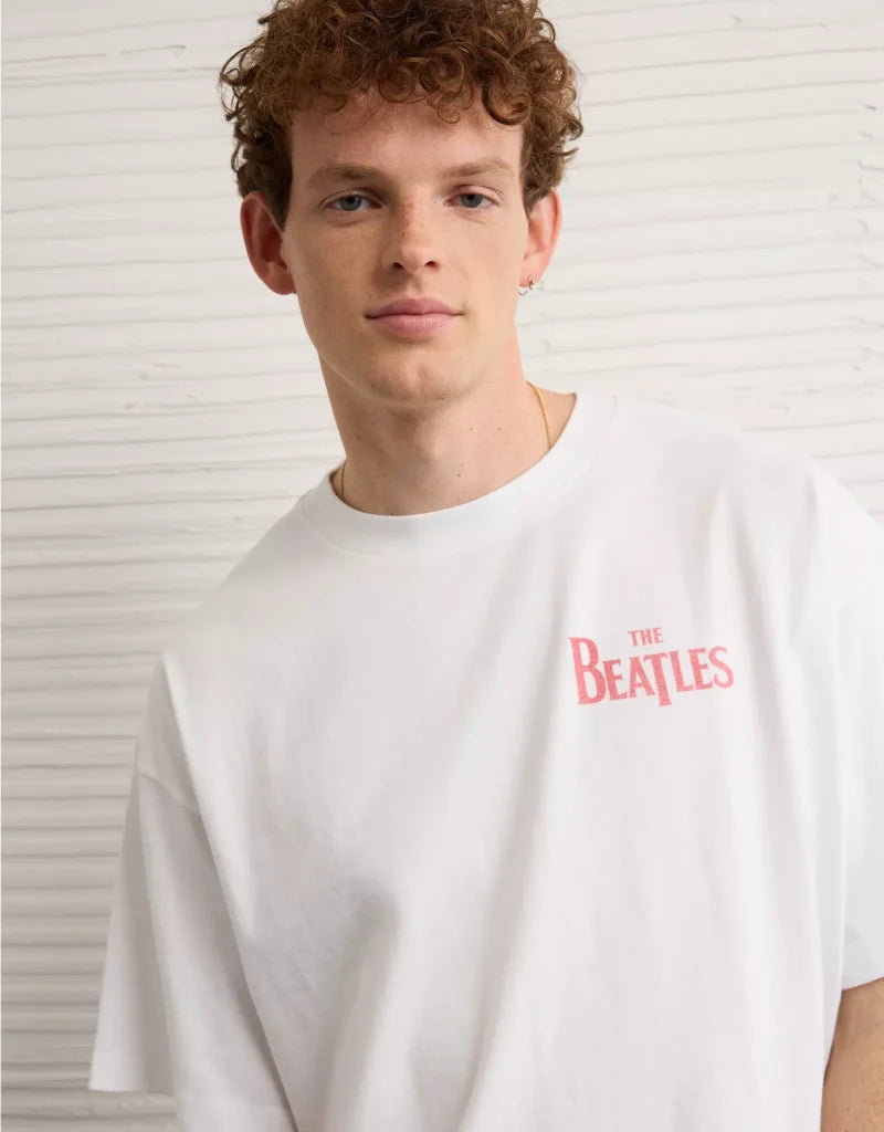 American Eagle AE Boxy The Beatles Graphic T-Shirt