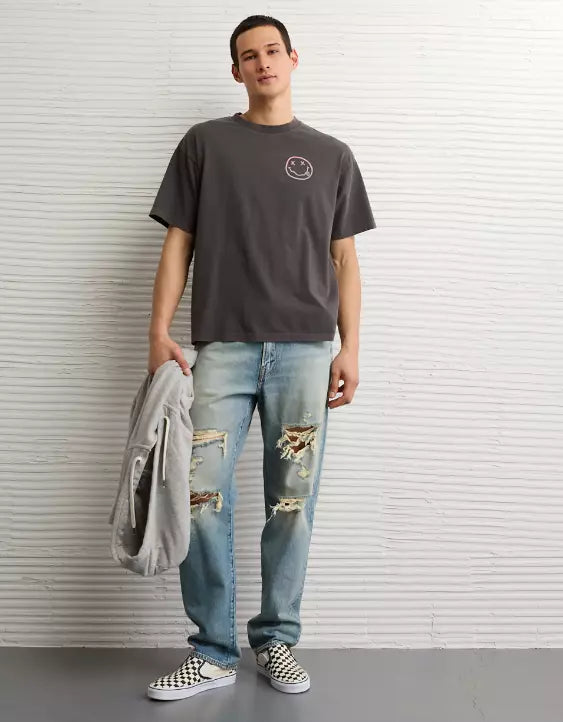 American Eagle AE Boxy Nirvana Graphic T-Shirt