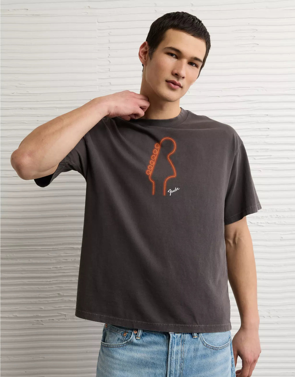 American Eagle AE Boxy Fender Graphic T-Shirt