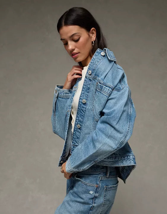 American Eagle AE Swing Denim Jacket