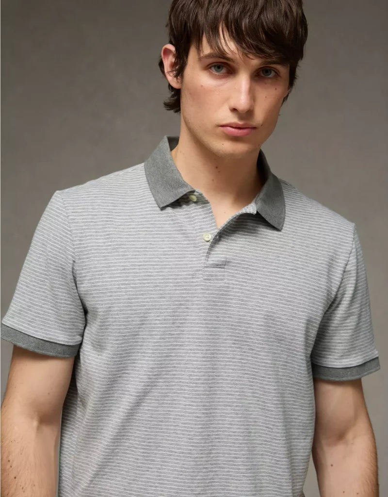 American Eagle AE Club Pique Polo Shirt