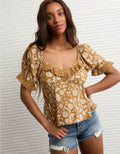 American Eagle AE Babydoll Blouse
