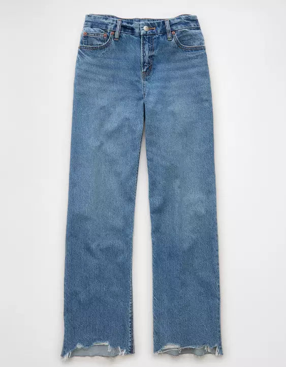 American Eagle AE Strigid Curvy High-Waisted Stovepipe Jean