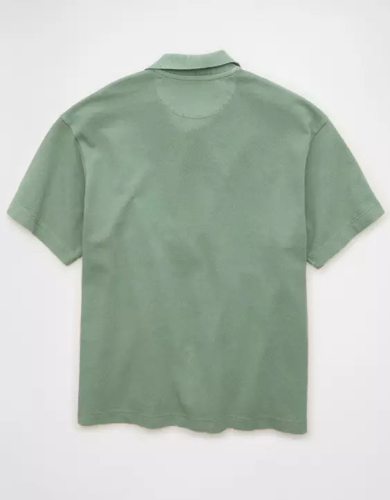 American Eagle AE Boxy Polo Shirt