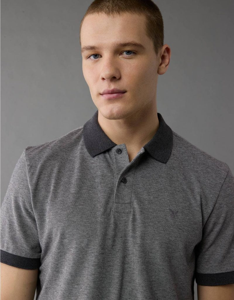 American Eagle AE 24/7 Club Pique Polo Shirt