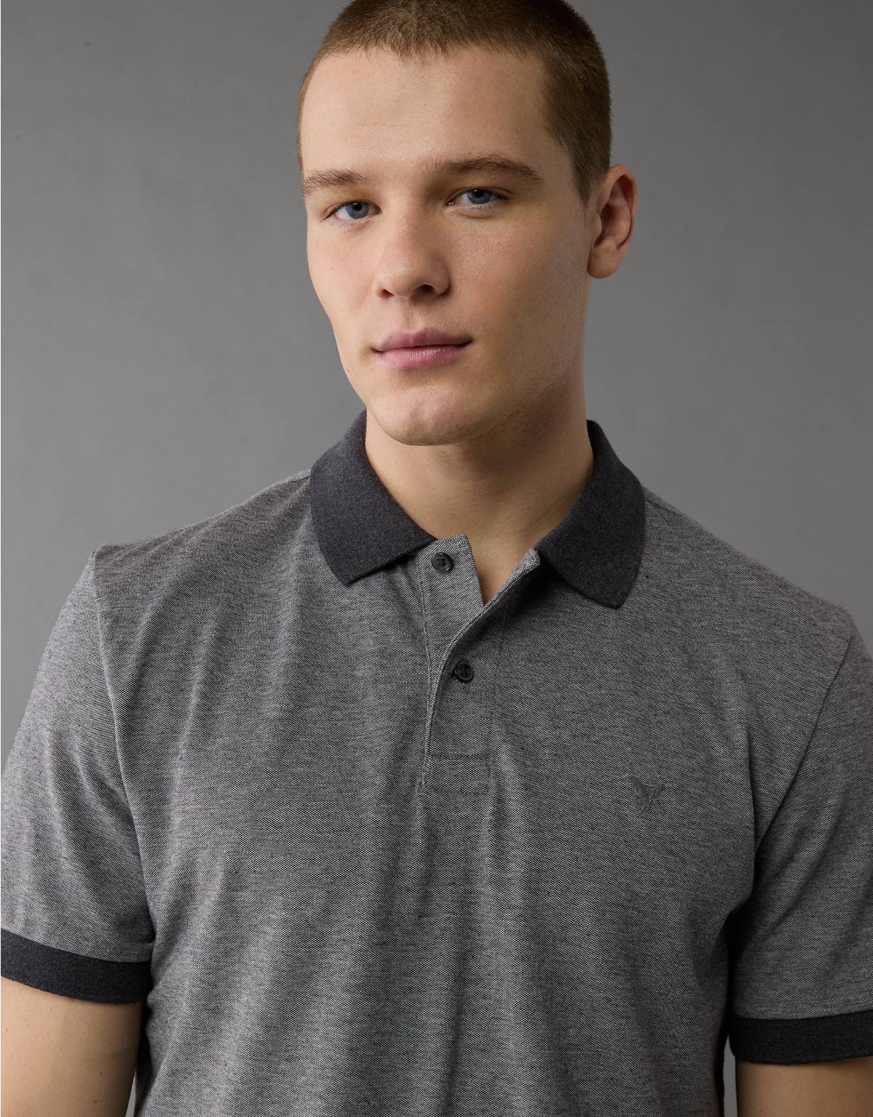 American Eagle AE 24/7 Club Pique Polo Shirt