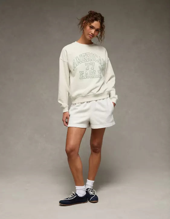 American Eagle AE Funday Crew Neck Sweatshirt