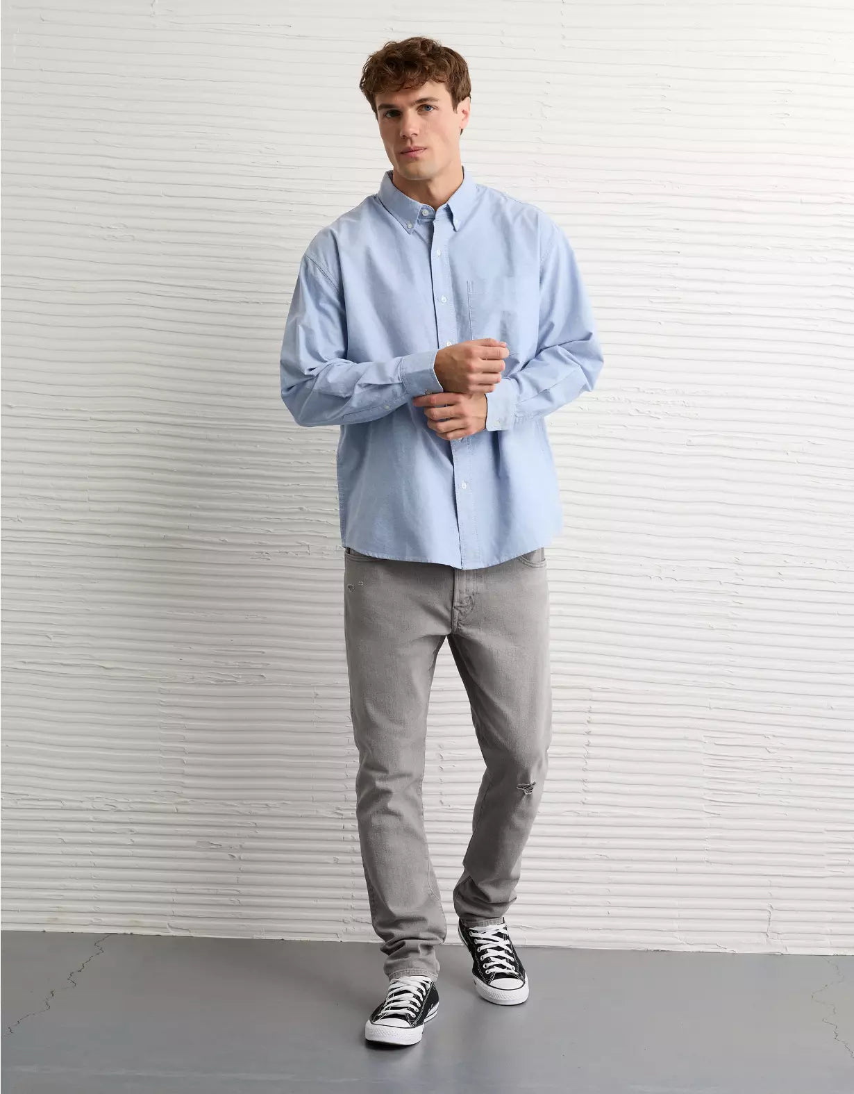 American Eagle AE EasyFlex Ripped Athletic Skinny Jean