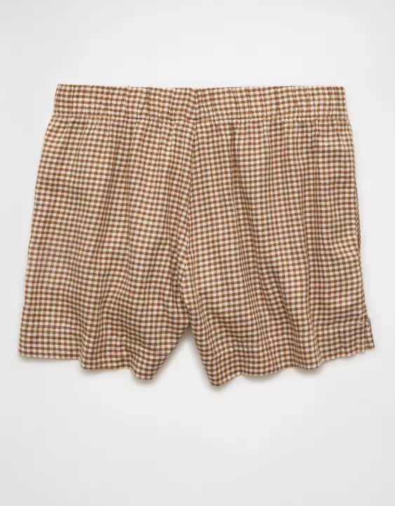 American Eagle AE Flannel Boxer Sleep Short