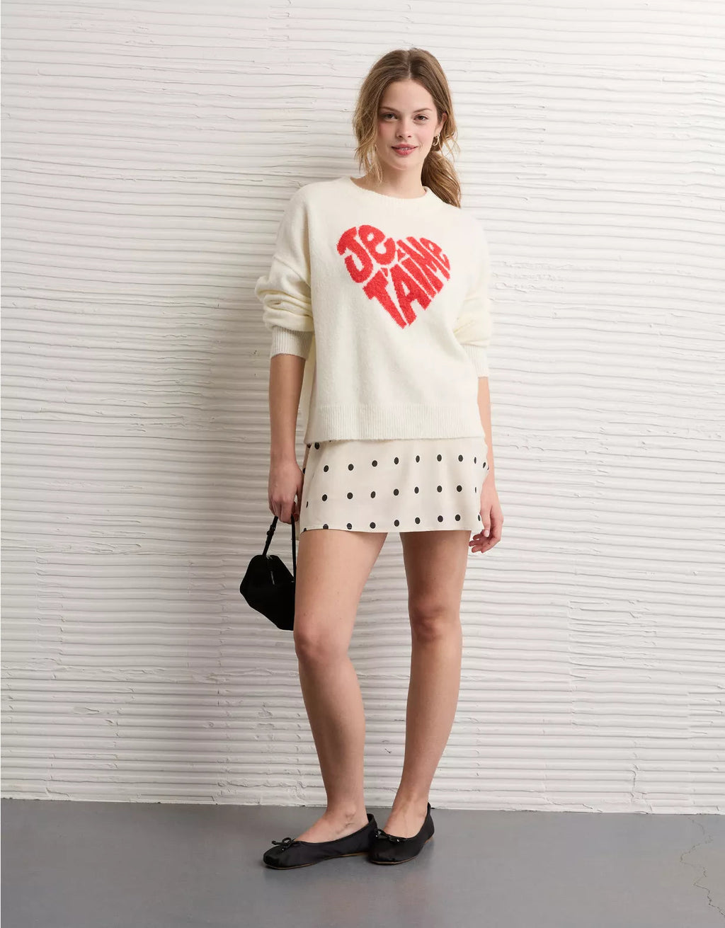 American Eagle AE Whoa So Soft Valentine's Day Sweater
