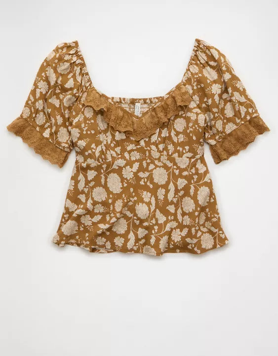 American Eagle AE Babydoll Blouse
