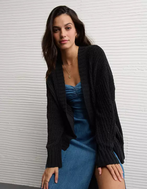 American Eagle AE Chenille Cardigan Sweater