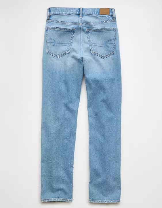 American Eagle AE Stretch Super High-Waisted Straight Jean
