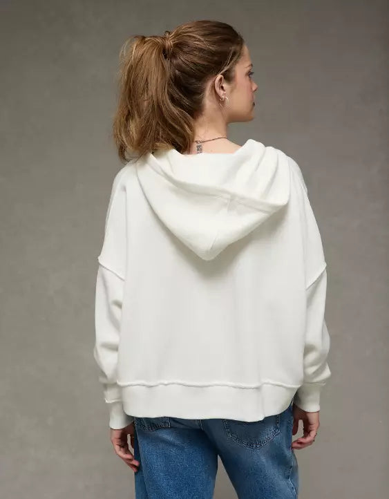 American Eagle AE Big Hug Lace-Up Hoodie