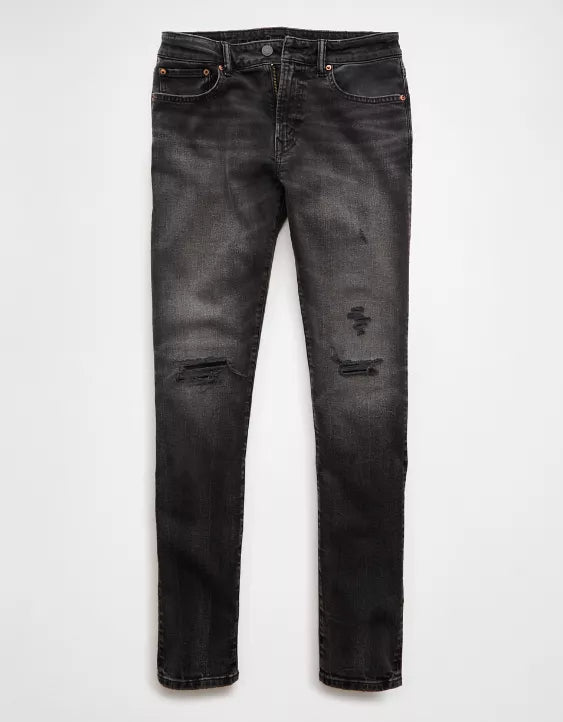 American Eagle AE AirFlex+ Patched Athletic Skinny Jean