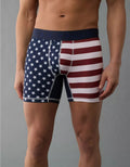 American Eagle AEO Men's Stars & Stripes 6″ Classic Boxer Brief