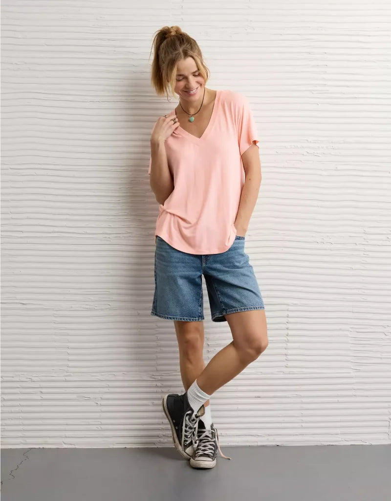 American Eagle AE Soft & Sexy V-Neck T-Shirt